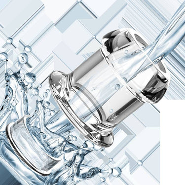 Acrylic Hollow Tunnel Butt Plug with cap Butt Plug Scandals